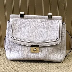Kate Spade Cream Pebble Leather Satchel